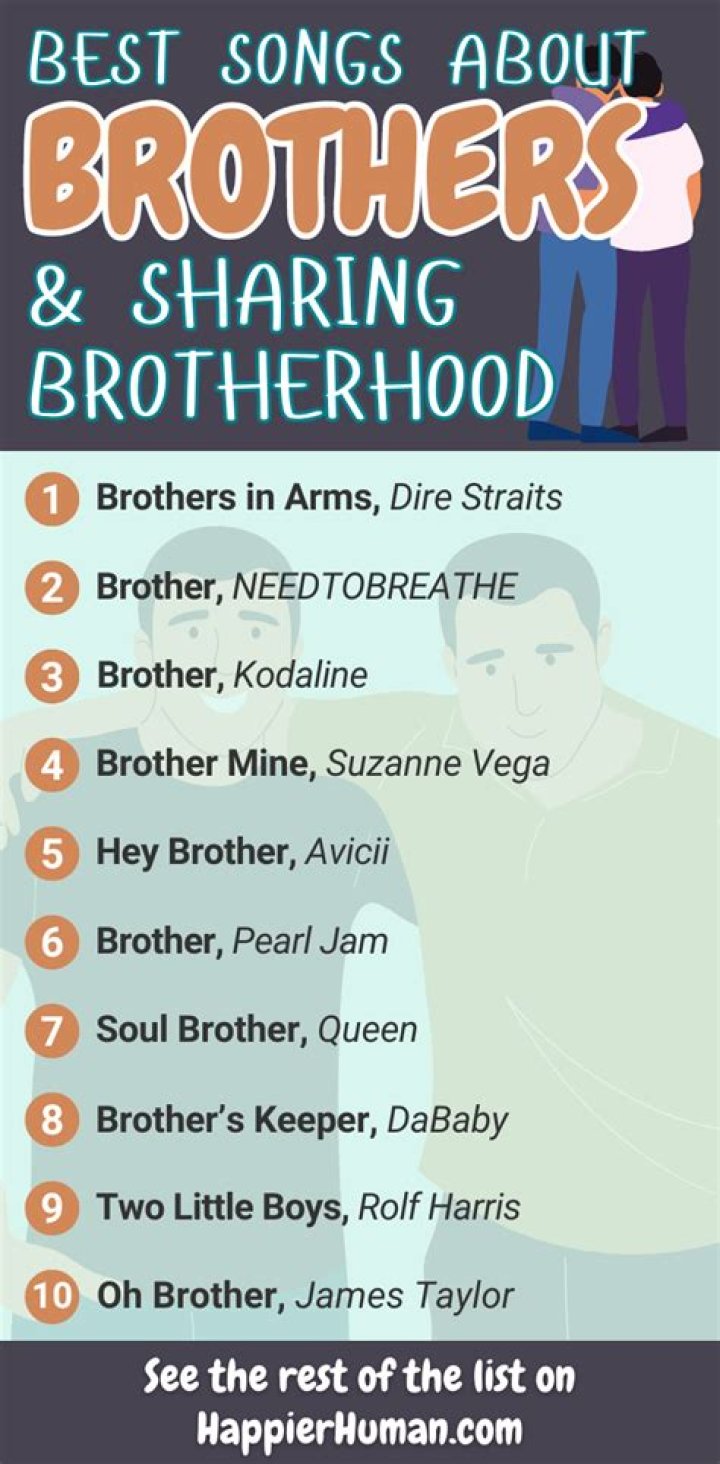 10 Best Songs About Brothers |