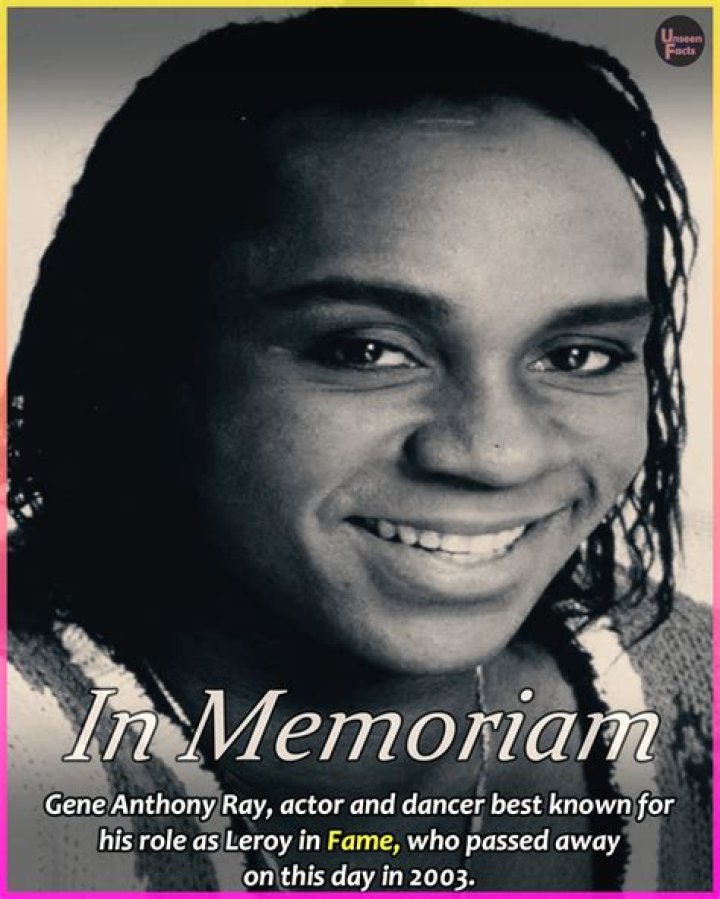 Gene Anthony Ray Died At The Age of 41.