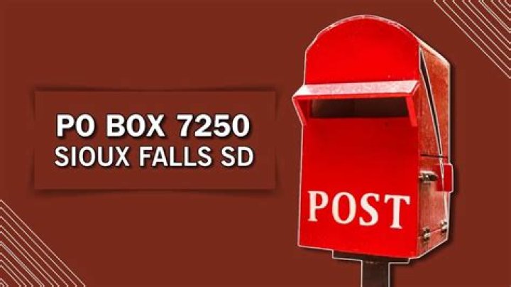 Unveiling The Secrets Of "Mail From P.O. Box 7250 Sioux Falls, SD 57117"